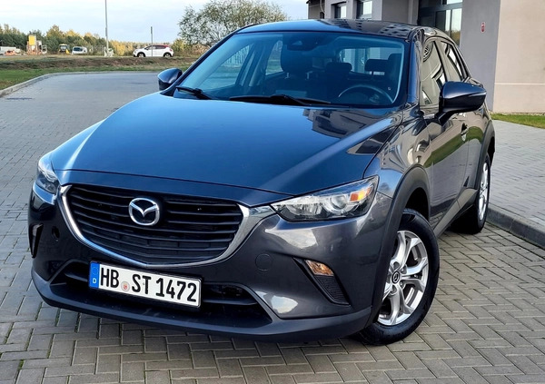 Mazda CX-3 cena 67500 przebieg: 110857, rok produkcji 2018 z Moryń małe 79